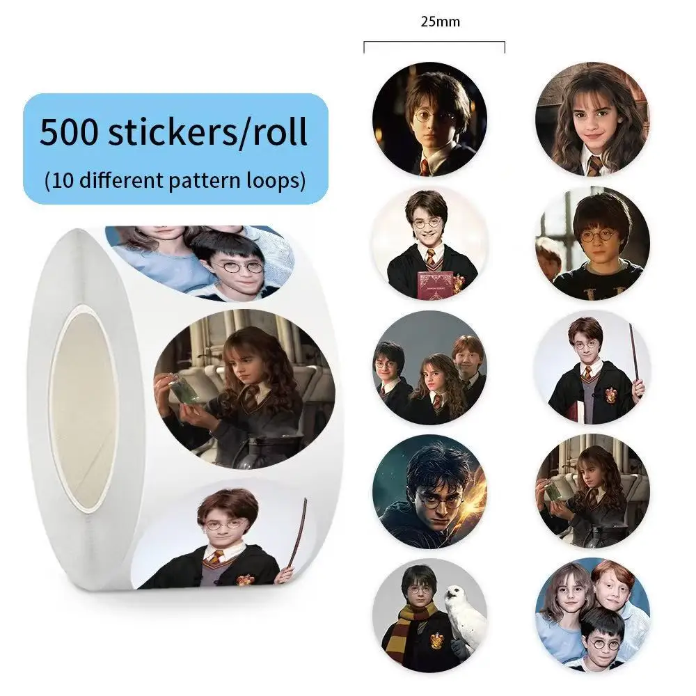 

500 шт. декоративных аниме-наклеек в рулоне для самостоятельного украшения гитар, холодильников, телефонов, ноутбуков, чемоданов, бутылок для воды, скейтбордов