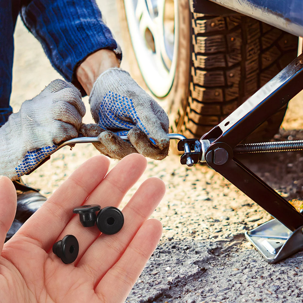 

24pcs Oil Blocked Filler Jack Bung Hydraulic Rubber Plug Parts Stopper Bottle Floor Jack Leak Prevention Repair