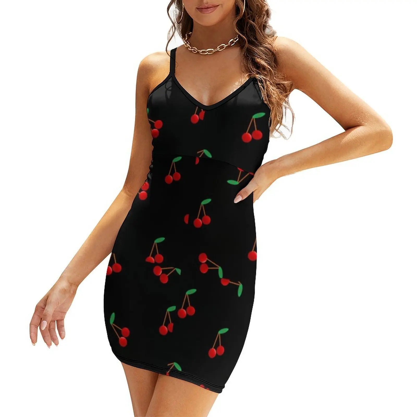

Cherry Picked Sling Dress Party dresses sensual sexy dress for women dress for women summer evening dresses luxury 2025