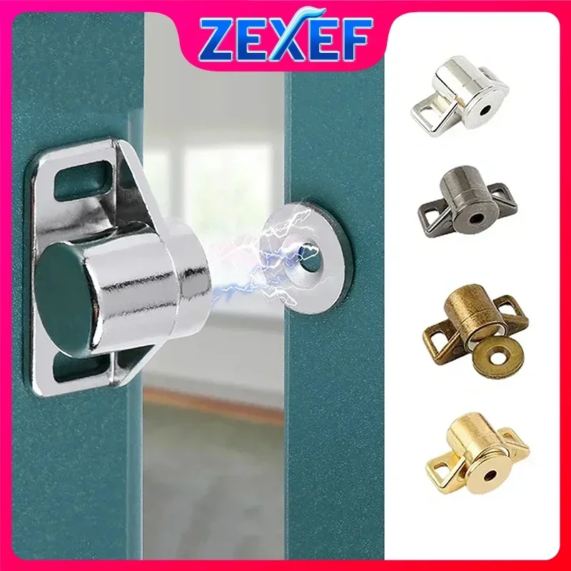 Home  Magnet Stopper Door Catch Furniture Magnetic Cabinet Strong Effect Super Powerful Neodymium Accessories Doors Adhesive