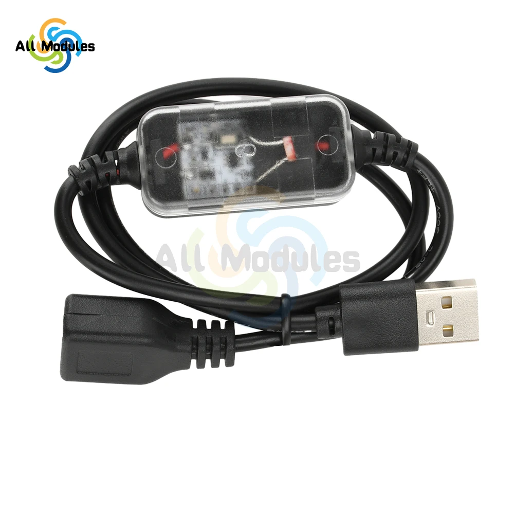 Interruptor de Sensor de luz, interruptor de Sensor de Control de luz, Cable USB, Cable de Sensor de luz de encendido automático de día/noche para luces de techo, tira LED