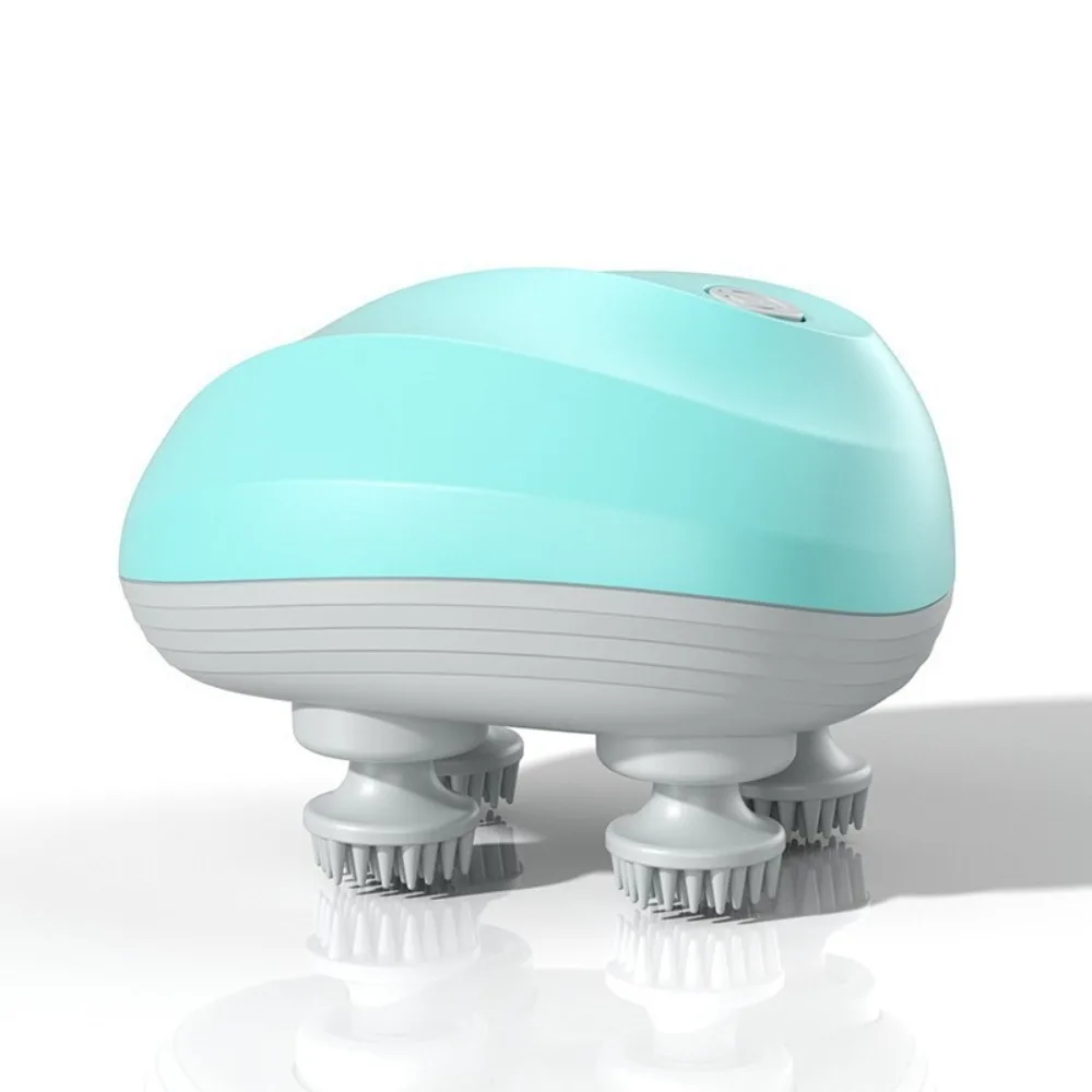 

Водонепроницаемый электрический массажер для головы, USB перезаряжаемый аппарат для глубокого массажа головы, эргономичный интеллектуальный массажер для кожи головы