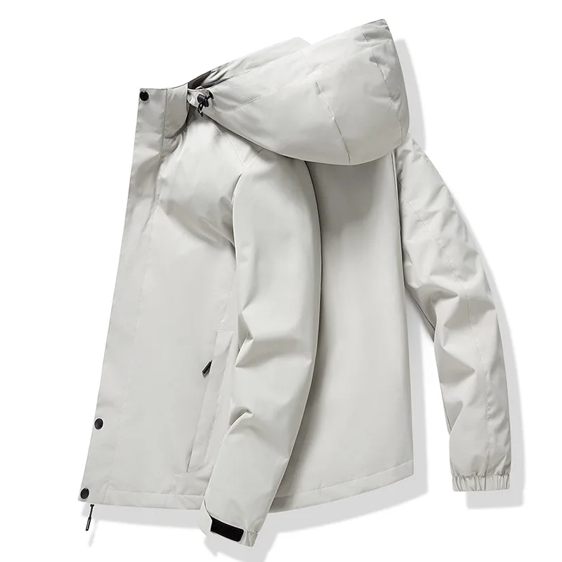 

Autumn and Winter New Men's Waterproof Shell Jacket, Outdoor Climbing Jacket for Autumn and Winter