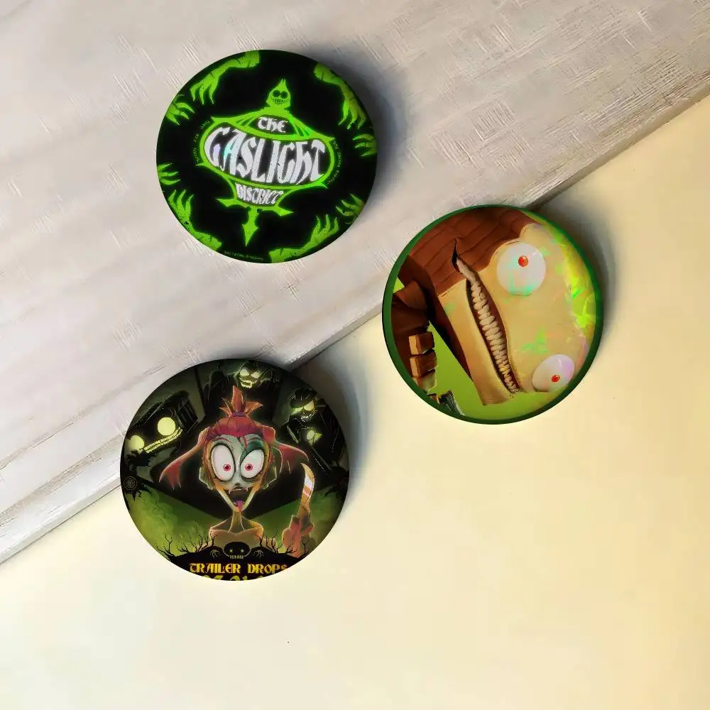 Cartoon the G-Gaslight D-District-S Anime Button Pin Handmade  For Clothes Cartoon Badge Backpack Decoration Jewelry Accessories