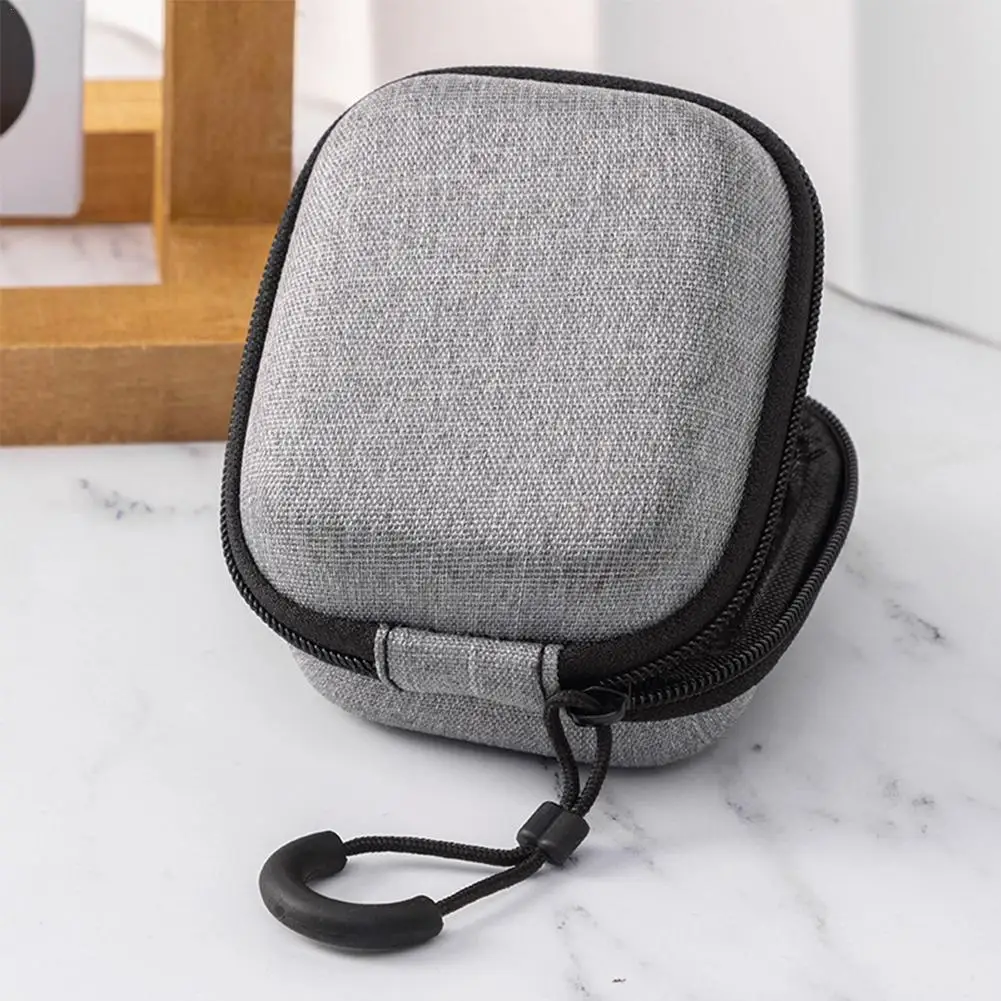 EVA Storage Bag For Rabbit R1 AI Mini Grey Digital Product Organizer Bag Portable Headphone USB Data Cable Charger Storage Bag