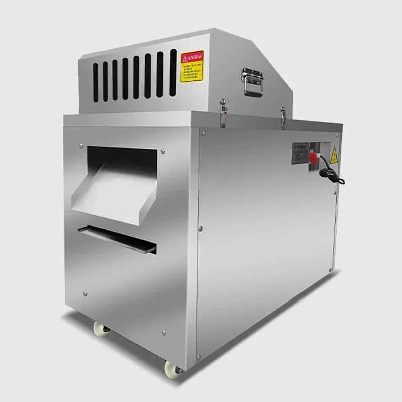 High-Capacity Dicing Machine For Ribs Pig Feet Chicken Duck Fish Dicing Slicing Meat Cutting Machine