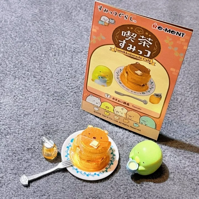 Re-Ment Sumikkogurashi Miniature Cafe Blind Box Figurki Zabawki Cukierkowe Ozdoby Kolekcjonerskie Scenki dla Dzieci na Prezent