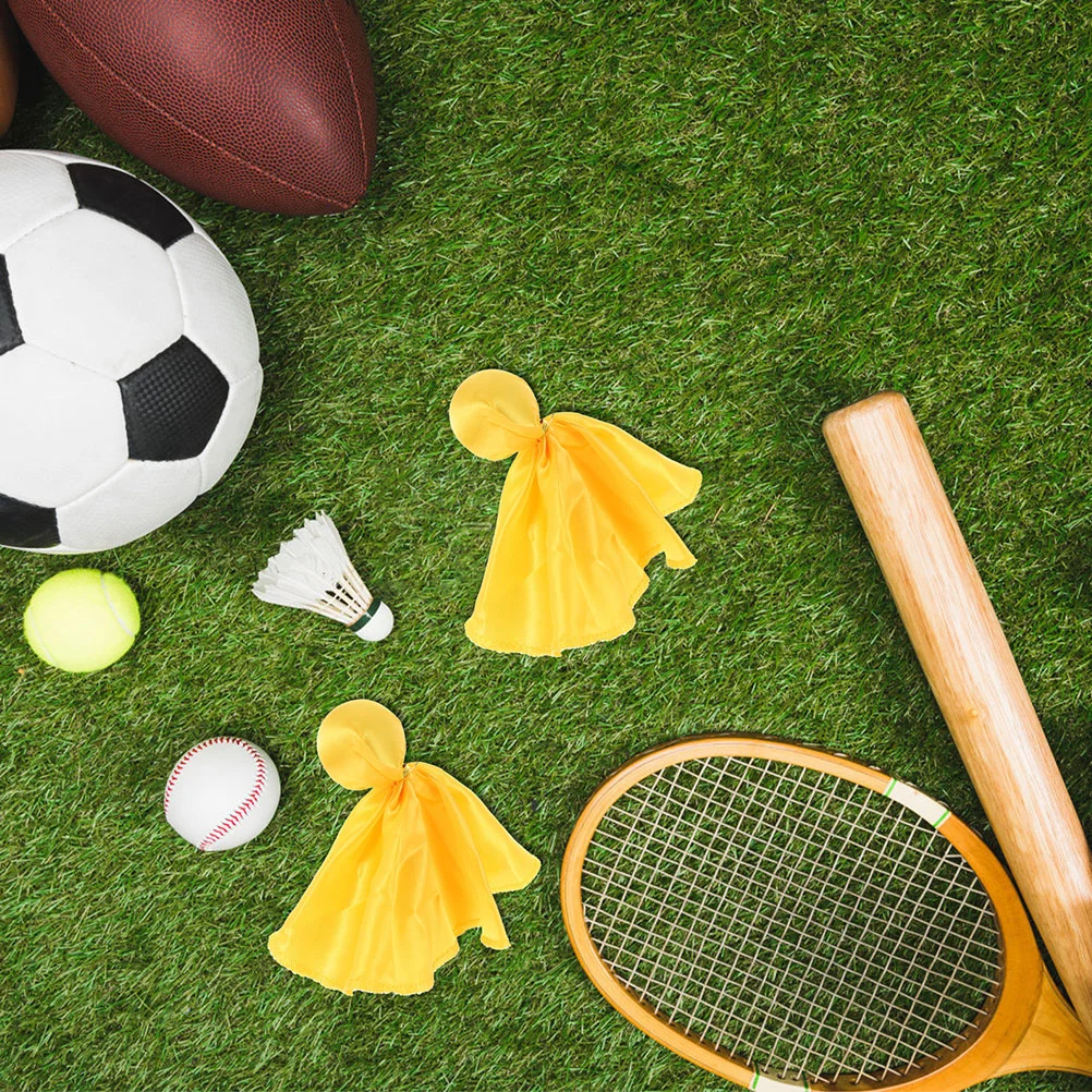 4 قطع من أعلام عقوبة كرة القدم الاحترافية لافتات حكم كرة القدم بألوان زاهية من النايلون والبوليستر دعائم ألعاب رياضية