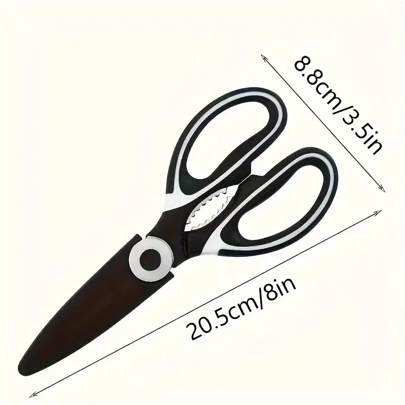 Multifunction Stainless Steel Kitchen Tools Strong Home Vegetable Chopping Chicken Bone Fish Food Scissors Multi-Purpose Tool