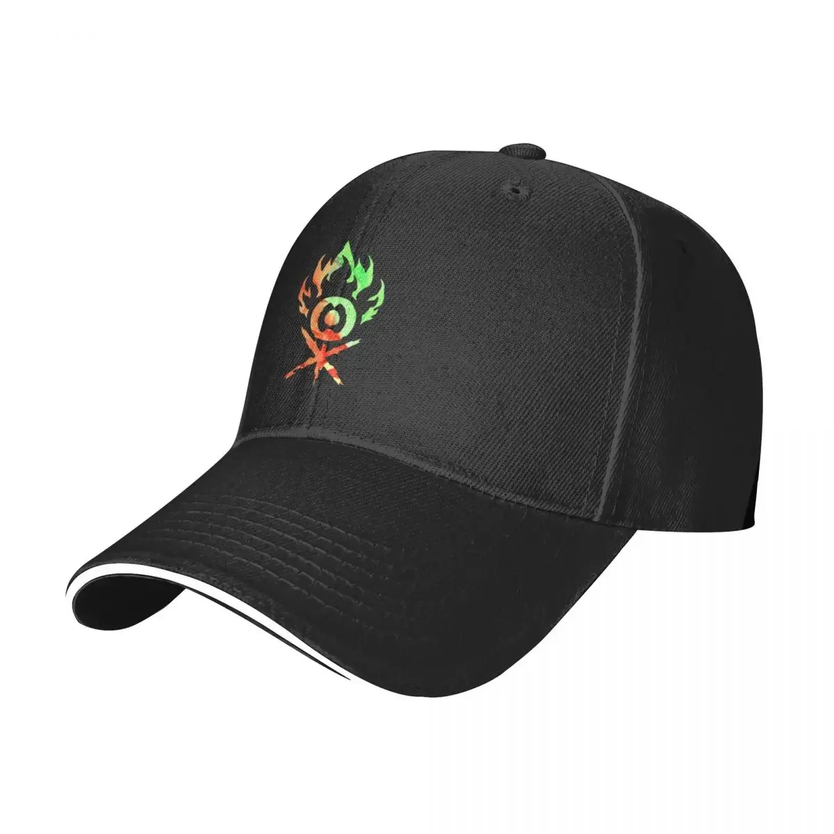 MTG Gruul Clans Ravnica Guild Insignia Logo Black Background Baseball Cap Sun Cap beach hat Golf Wear New In Hat Mens Women's