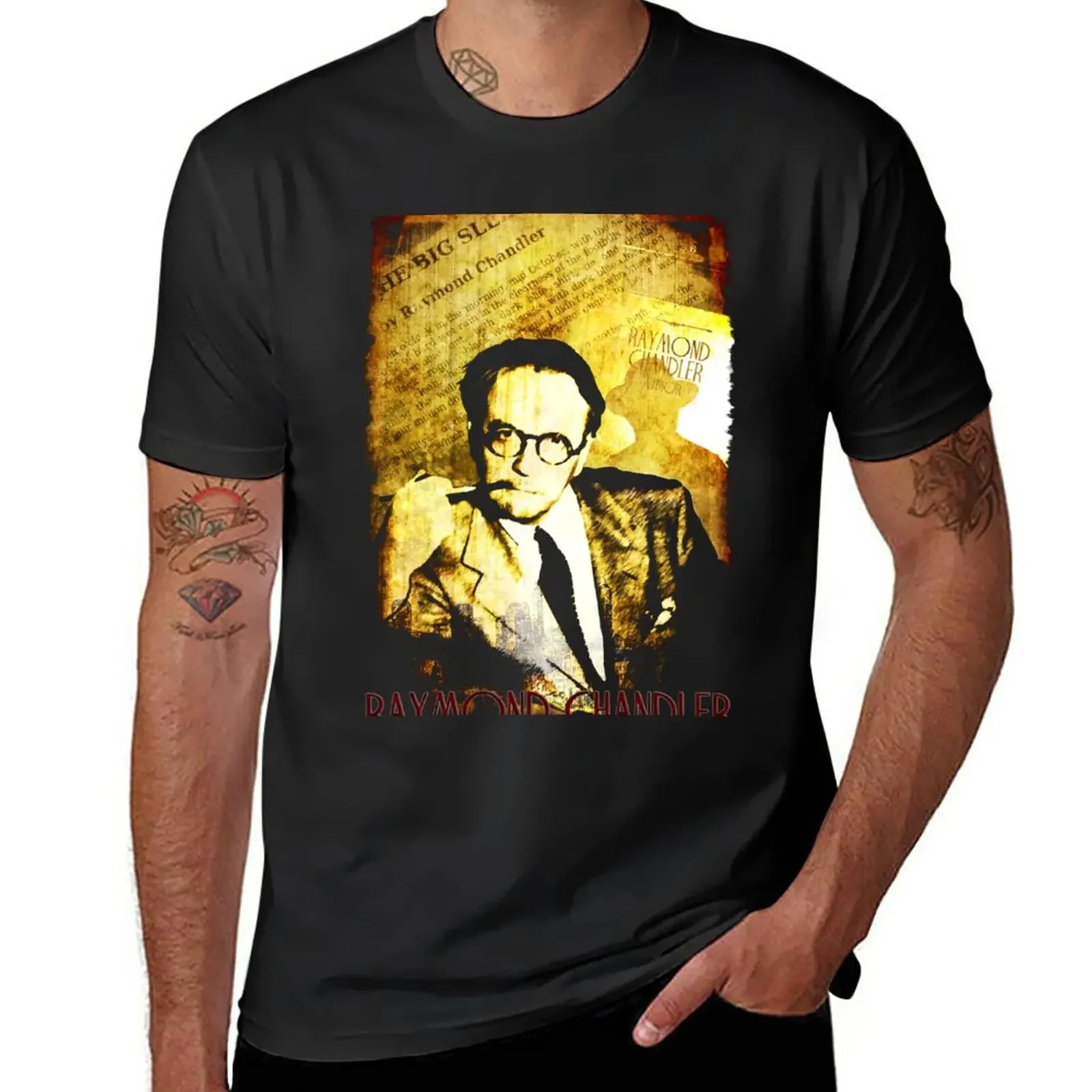 New Raymond Chandler Detective Noir T-Shirt funny t shirt customized t shirts t shirts men