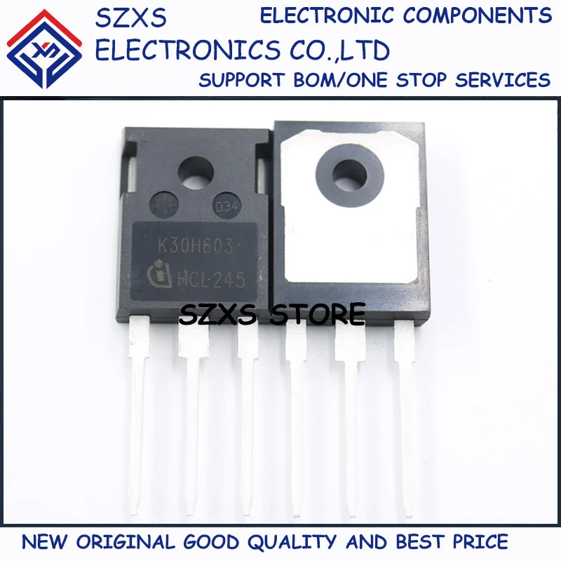

New Original 10Pcs IKW30N60H3 K30H603 IKW40N60H3 K40H603 TO-247 30A 40A 600V MOSFET Field-effect Transistor Good Quality