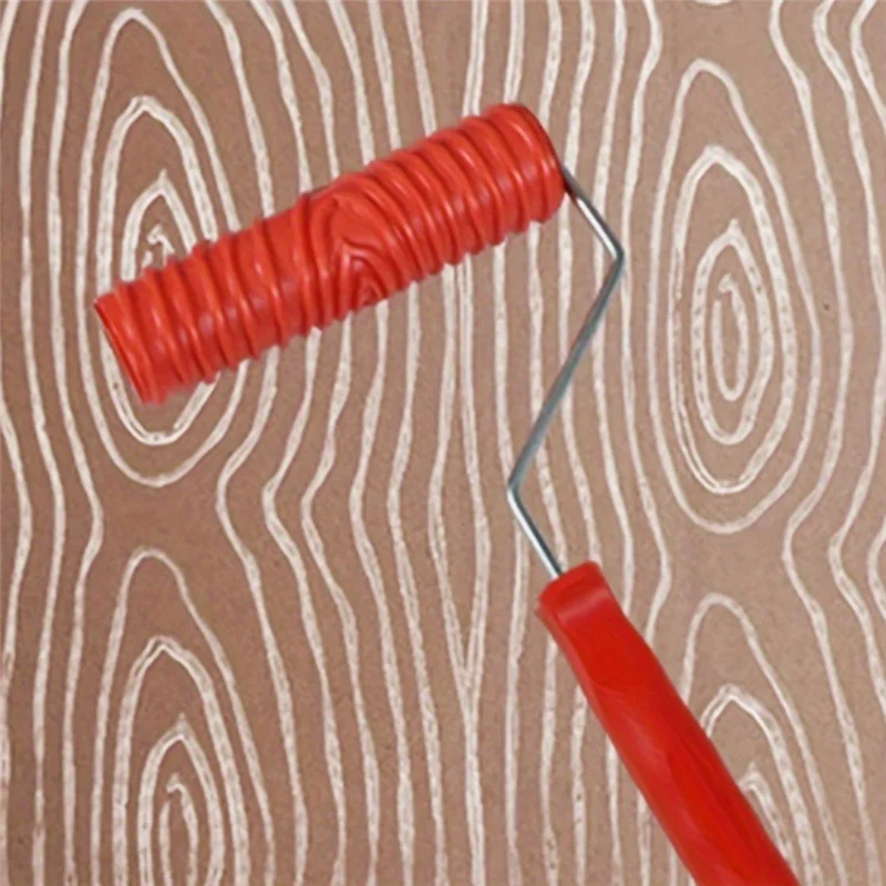 B28C-المطاط تقليد التمساح نمط بكرة طلاء لتقوم بها بنفسك نسيج الطلاء الصباغ الطباعة طلاء جدران الأسطوانة مع مقبض #5