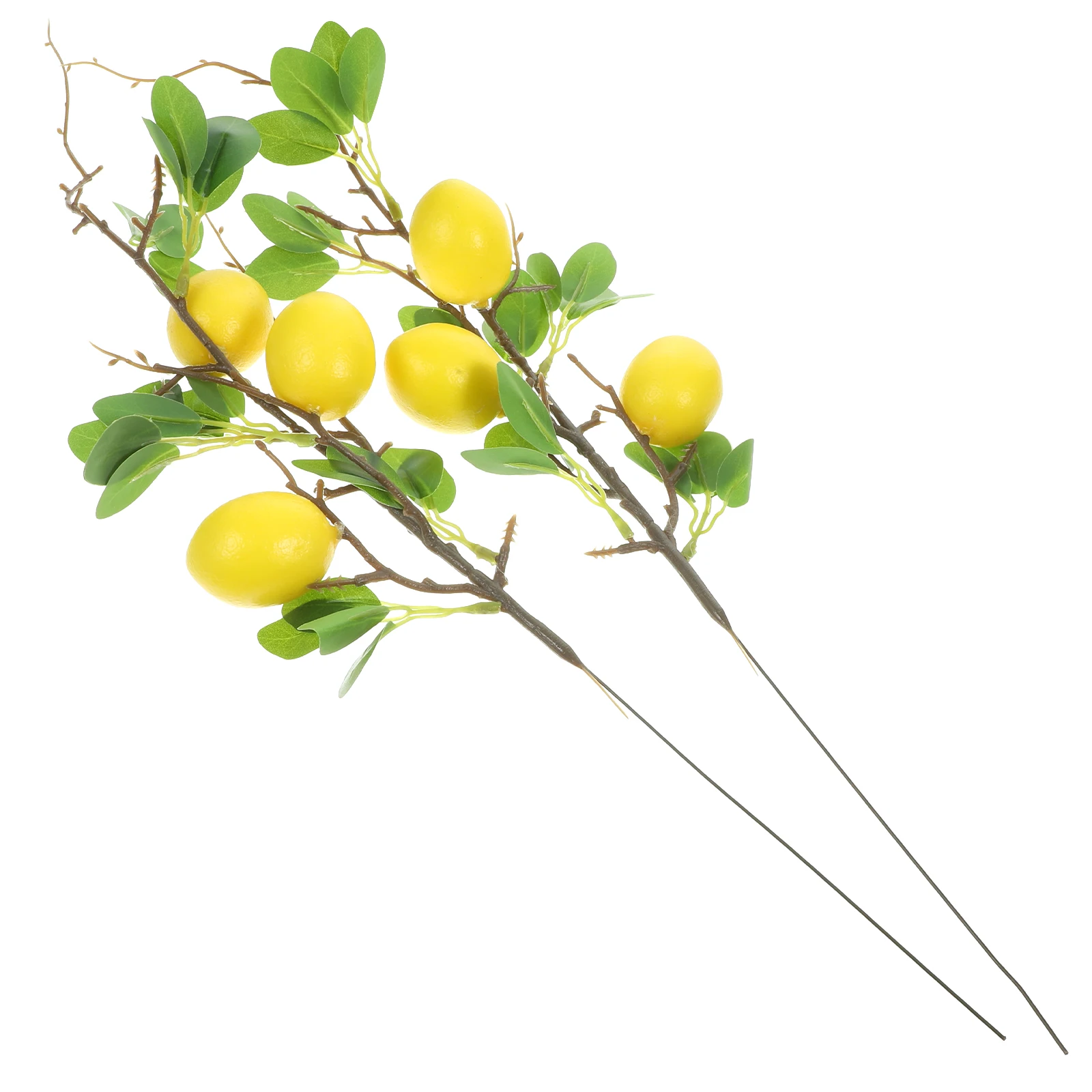 

2pcs Simulated Decoration Artificial Plants Indoor Decorative Wear-Resistant Small Office Home Accessory Foams Lamination