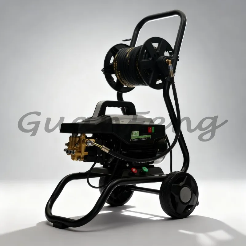 Portable Cold‑Water High Pressure Cleaner,2.2KW 150Bar 2100PSI 2‑in‑1 Hand‑Push Commercial Car Washer Equipment