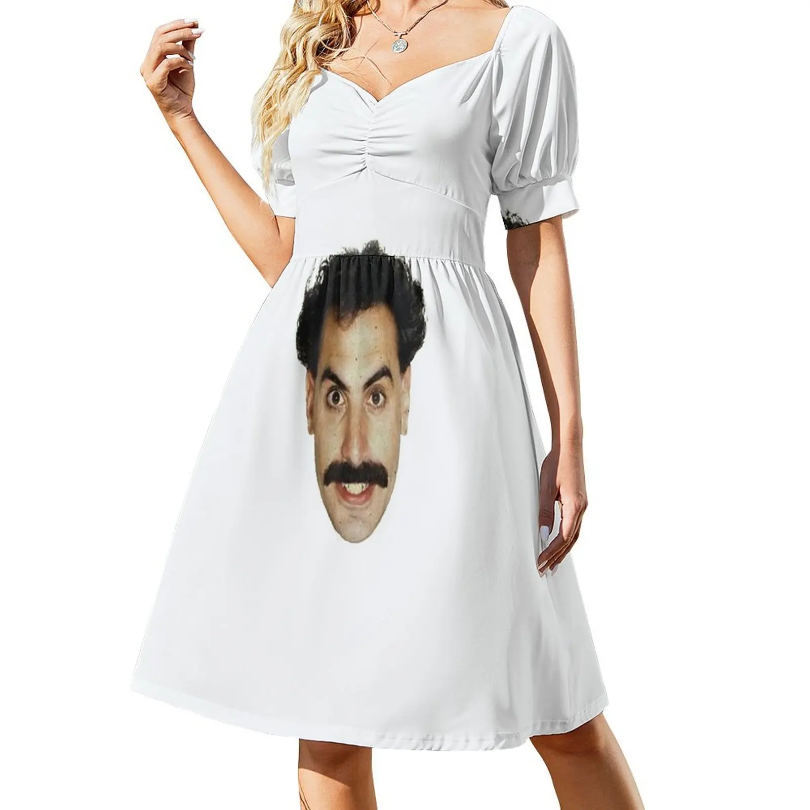

Borat - Head Short-Sleeved Dress Woman's evening dress summer dress for women 2025 Women's summer suit dresses women summer 2025
