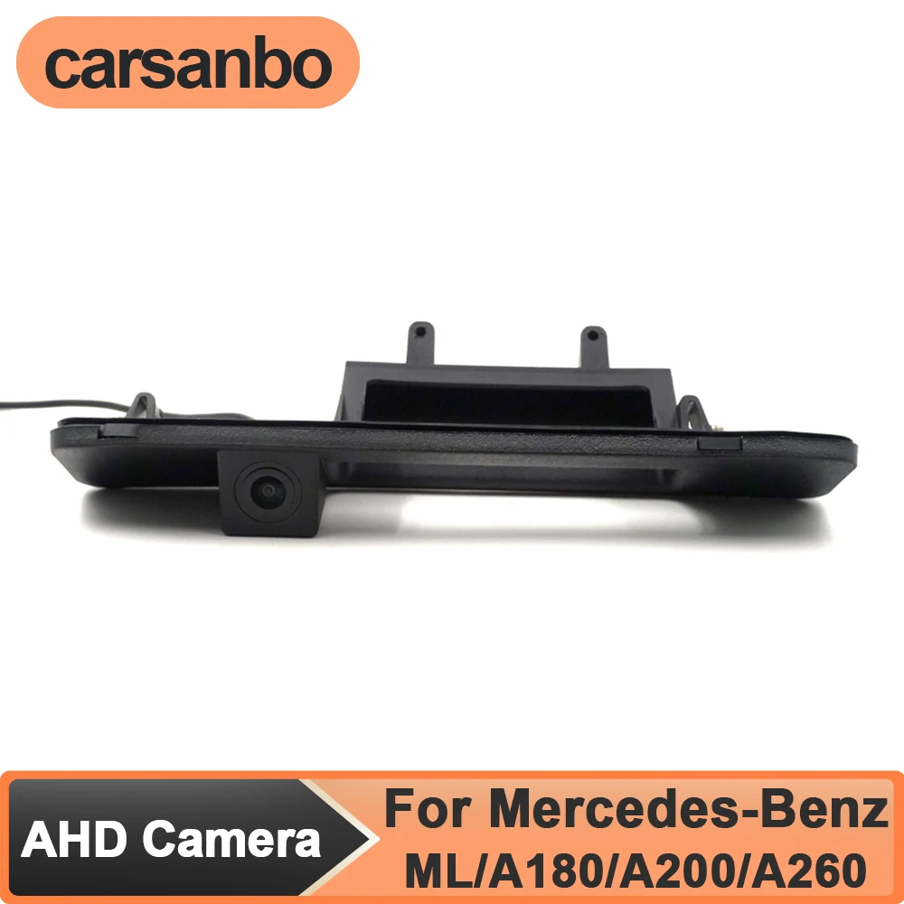 

Carsanbo 170° Rear View Car Reverse Trunk Handle Camera for Mercedes Benz 2013/14/15 ML 2013 A180/A200/A260 2015/16 GLA/GLC/GLE