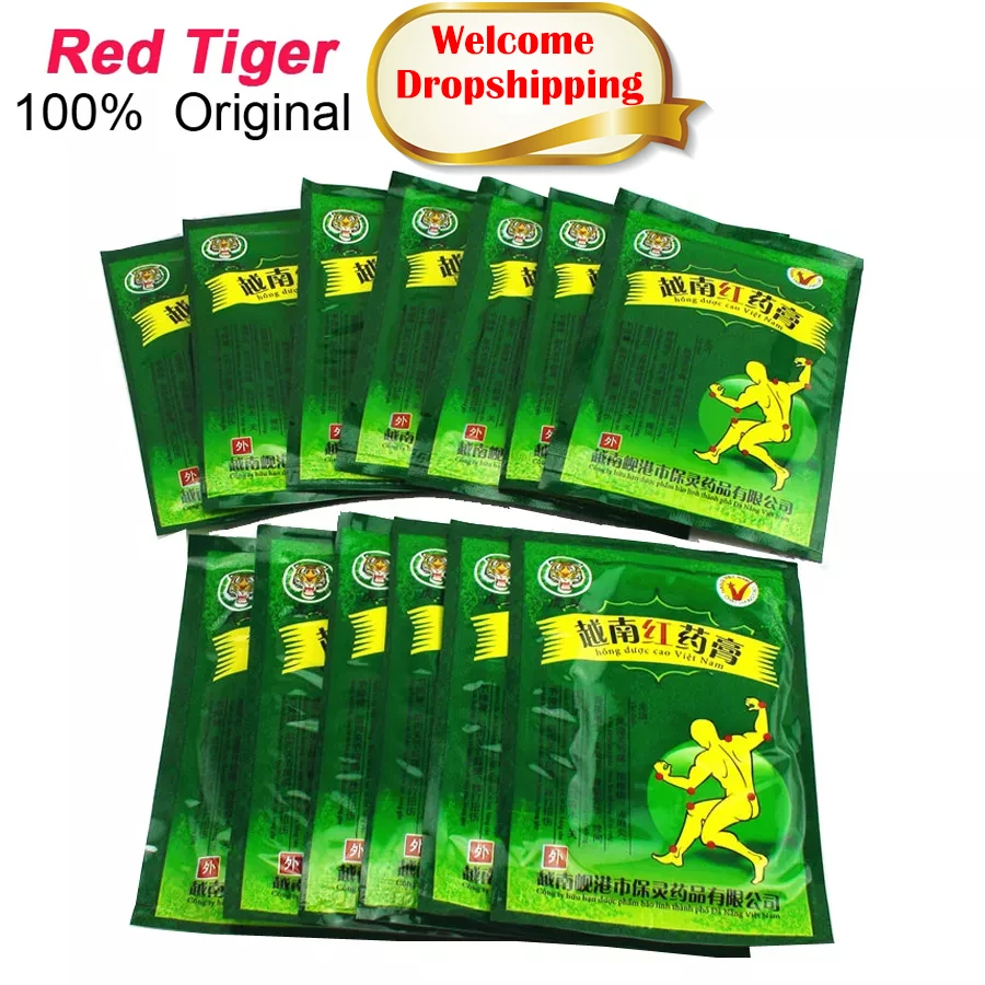 8/16/48/64pcs Vietnam Red Tiger Pain Relief Patch Arthritis Rheumatoid Knee Joint Ache Care Massage Sticker Cervical Spondylosis