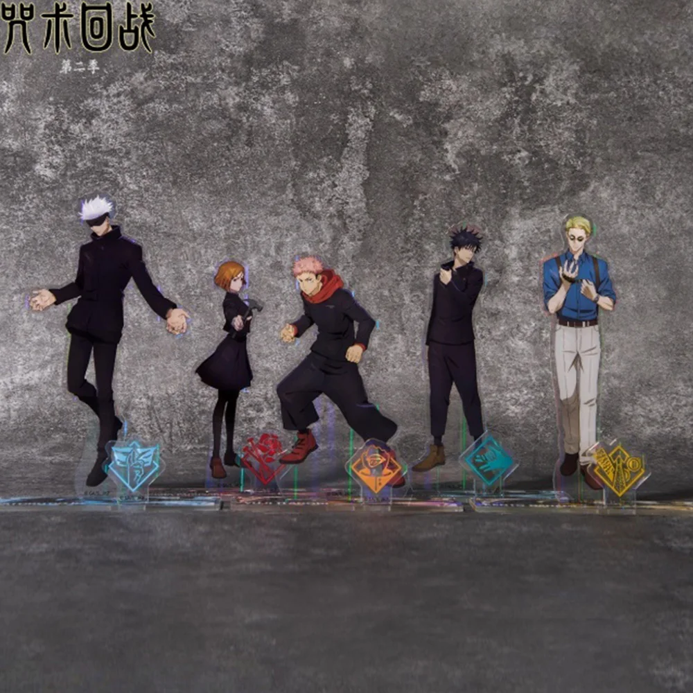 Nowy Oryginalny Licencjonowany Standee Akrylowy z Laserowym Światłem z Jujutsu Kaisen Sezon 2 - Zdarzenie Shibuya - Satoru Gojo