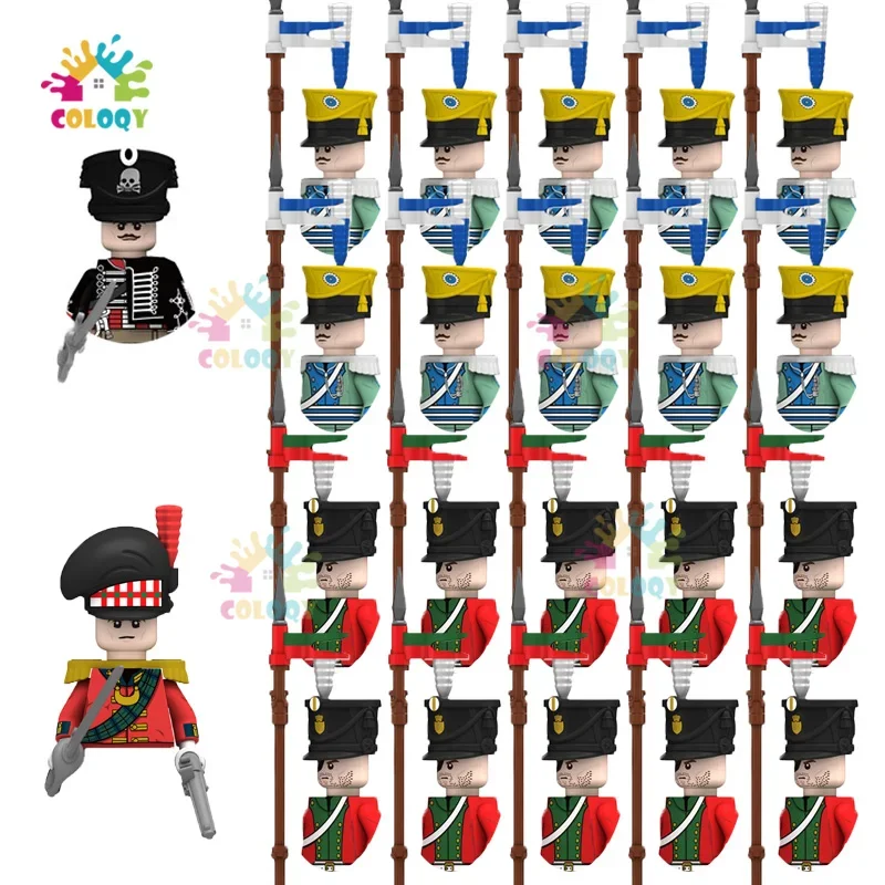 Kinderspielzeug 22/10 Stück Napoleonische Kriege Militär General Soldat Bausteine Imperial Navy Figuren Spielzeug für Kinder Geburtstagsgeschenke