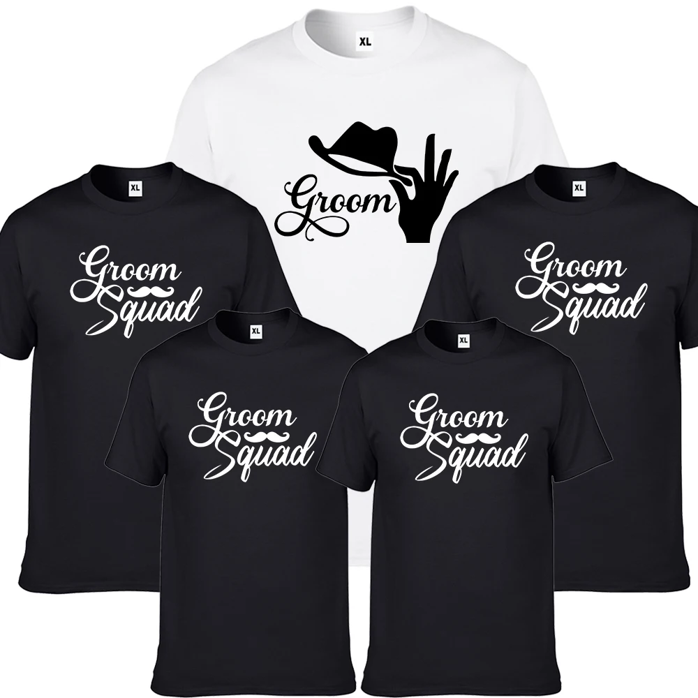 

Groom Squad Tshirt Men Team Groom Wedding Party NK002