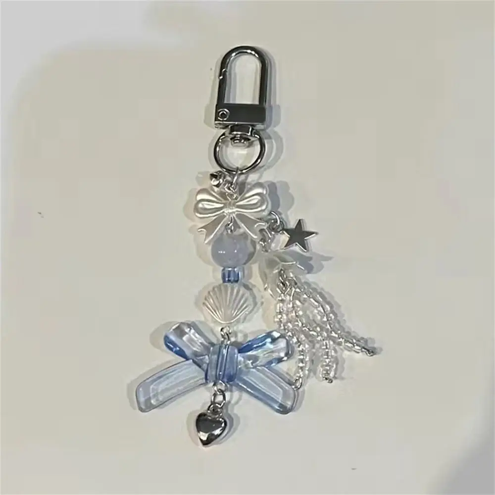 

Mobile Accessories Sparkling Y2K Phone Charms Knotbow Pendant Beaded Phone Lanyard Anti-Lost Wrist Strap Phone Chain Girl Woman