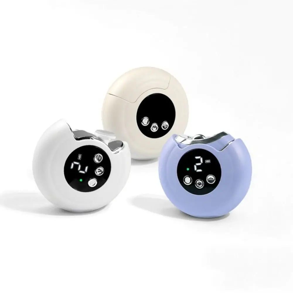 Apontador de unhas elétrico de design portátil multifuncional recarregável moedor de unhas elétrico anti-respingo recurso de polimento de design