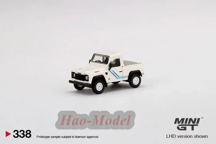 

MINIGT 1/64 для Land Rover Defender 90, модель автомобиля из сплава металла, литая под давлением, имитация игрушки для мальчиков, подарок на день рождения, коллекция для хобби