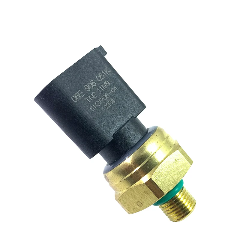 Fuel Pressure Sensor 06E906051K For A1 A3 A4 A5 A6 A7 A8 Q5 Q7 R8 TT Octavia Eos Golf Jetta Passat Touareg Scirocco06E 906 051 K