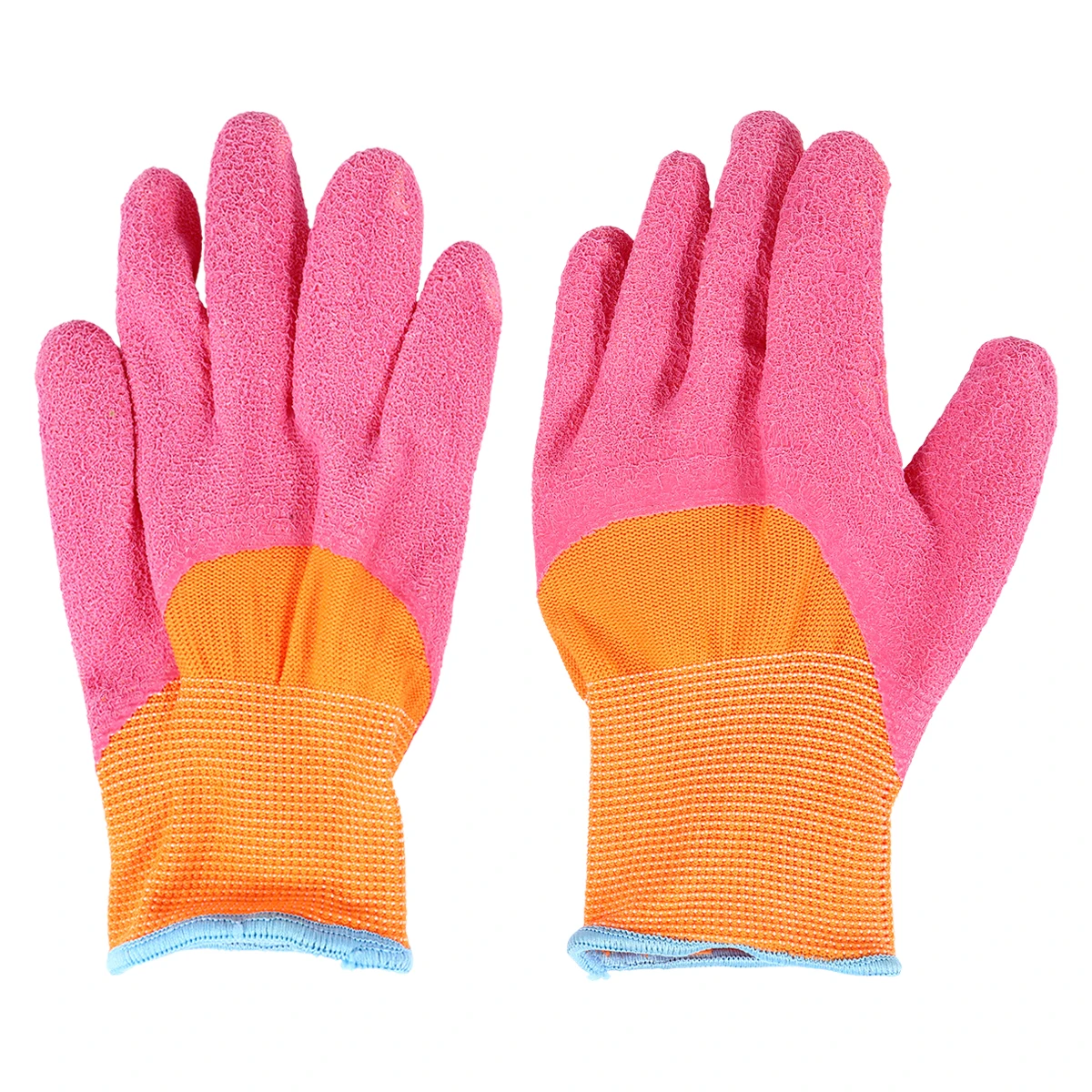 

Gardening Gloves Kids Protective Pink Latex Durable Safe Lightweight Children Activities Building Blocks Crab Catching