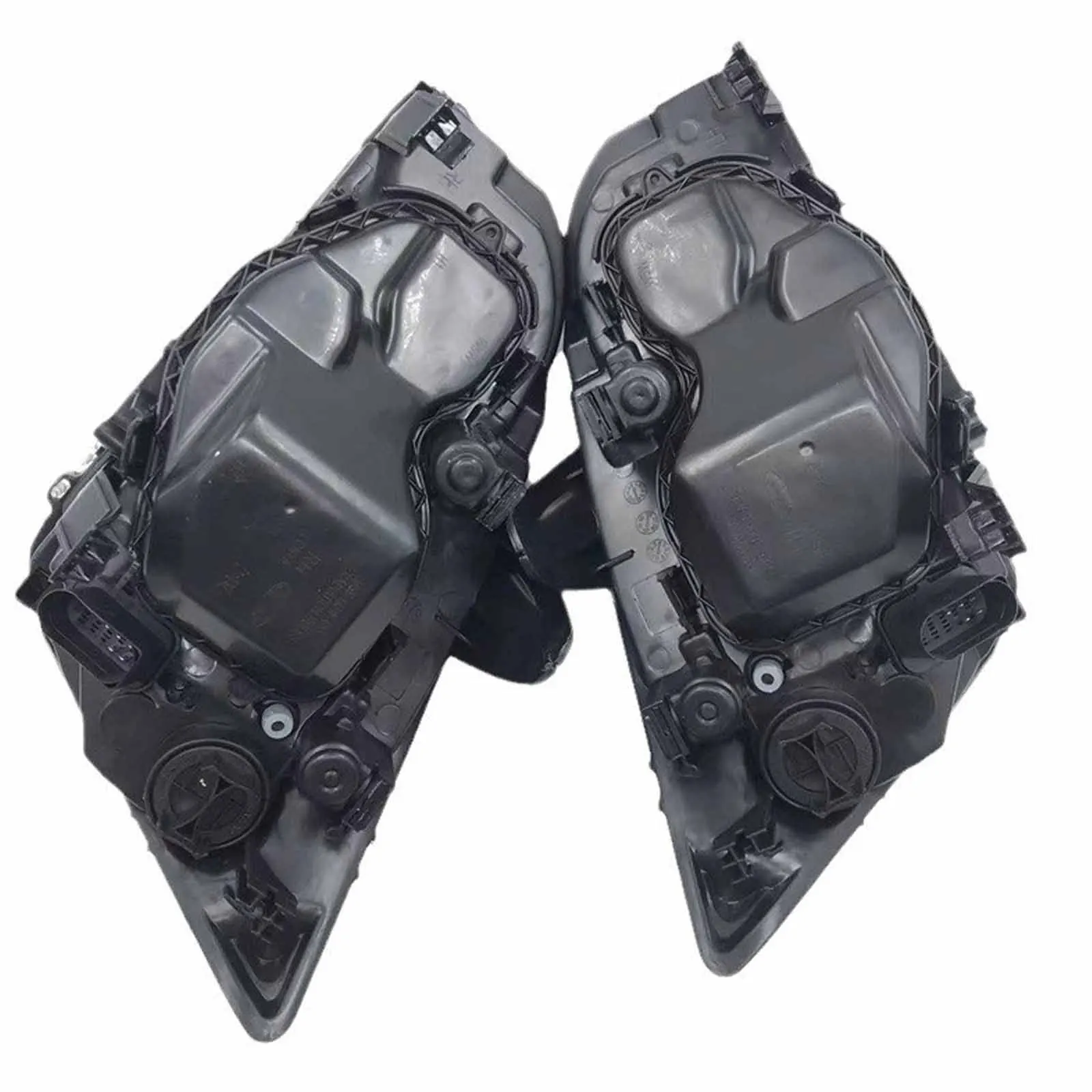 مجموعة مصابيح أمامية لسيارة فورد فوكس 2005-2008-شعاع عالي/منخفض + إشارات الانعطاف + ضوء الجري الليلي ملحقات السيارة