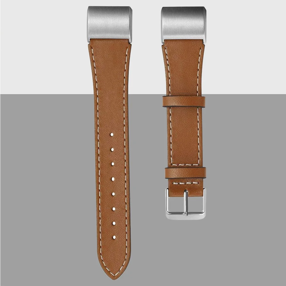 

Genuine Cowhide Watch Band Brown Comfortable Replacement Wristband Elegant for Business Sports Daily Use