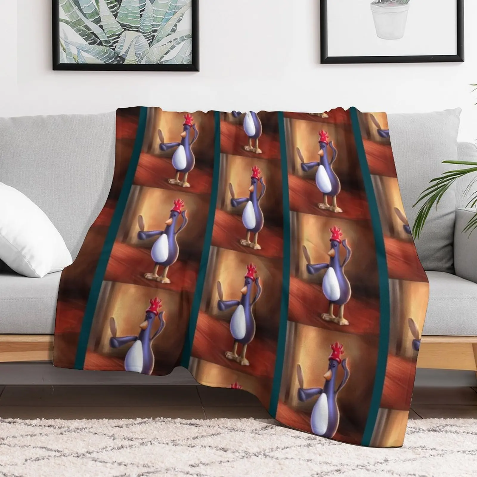 Feathers McGraw Throw Blanket Tourist Single Blankets