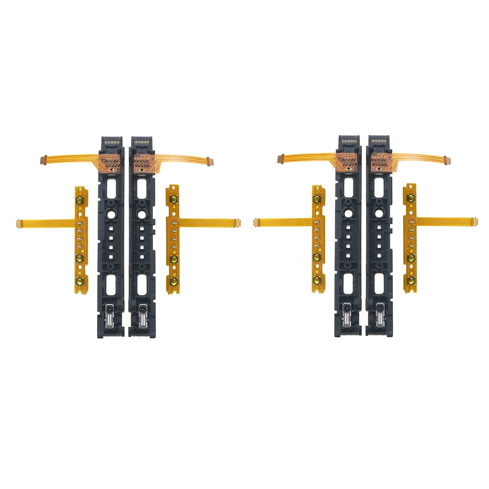 Hot-2X Replacement LR Slide Left Right Slider Rail With SL SR Flex Cable For Nintend Switch NS Joy-Con Joycon Controller