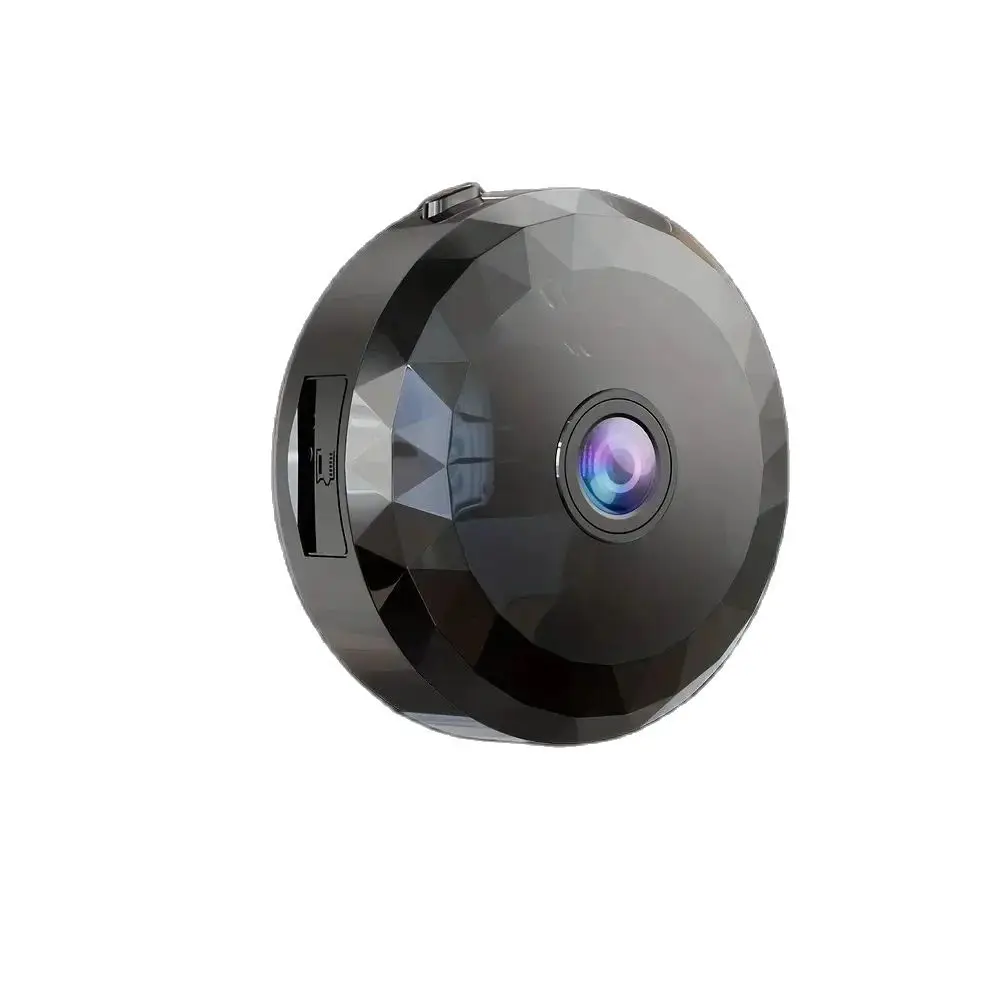 Mini home wireless surveillance camera USB charging remote access cloud storage memory card compatible with security system