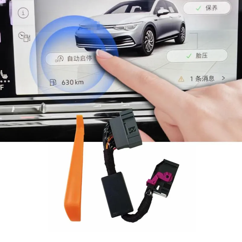 

For VW Golf MK8 Automatic Stop Start Motor System Off Device Control Sensor Plug Stop Cancel
