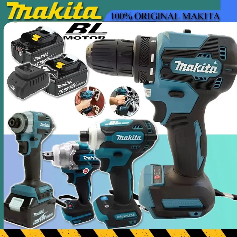 

2026 Makita Impact Driver Rechargeable Screwdriver Various Models of Portable Cordless Power Tool For 18VLi-Ion Battery