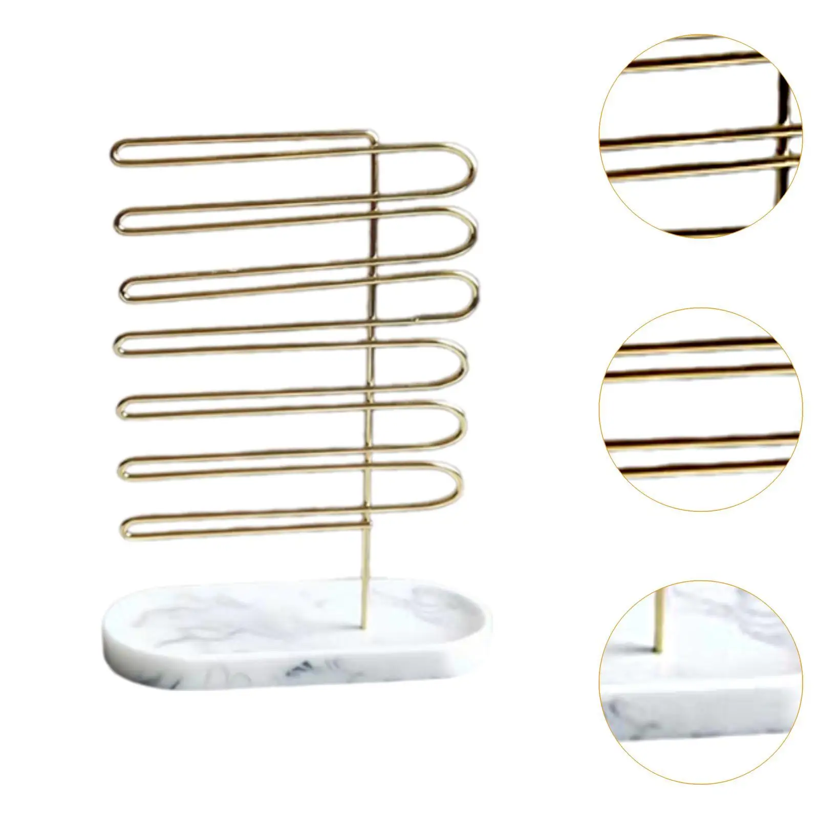 

Earring Organizer Stand with Base Display Rack for Showcase Photo Countertop Jewelry Hanger Ear Studs Shelf Organizer Storage