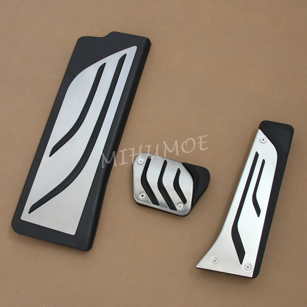 

For 2019 2020 BMW 3 Series 330i 320d 318i 320i 330e G20 G21 LHD Anti-Slip Footrest Brake Gas Pedal Pad Cover Set
