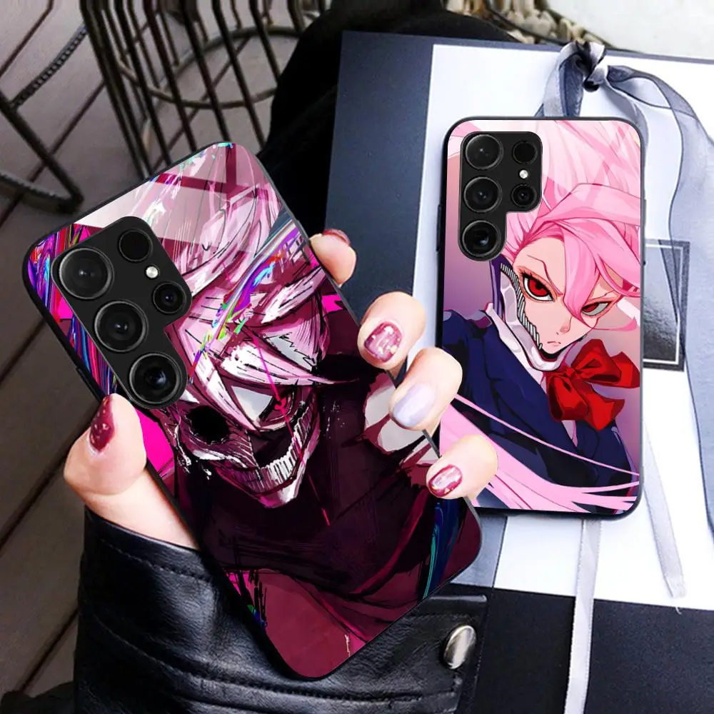 

Чехол для телефона Dandadan Aira Shiratori для Samsung Galaxy A56 55 54 53 52 51 36 35 34 23 16 15 5G, стеклянный цветной чехол, довольно роскошный