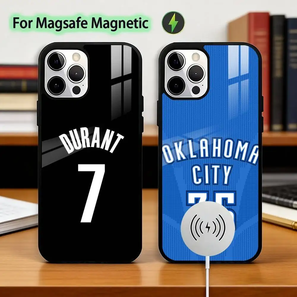 

Basketball Sports Kevin Durant Phone Case For iPhone17,16,15,14,13,12,11 Plus,Pro Magnetic For Magsafe Wireless Charging