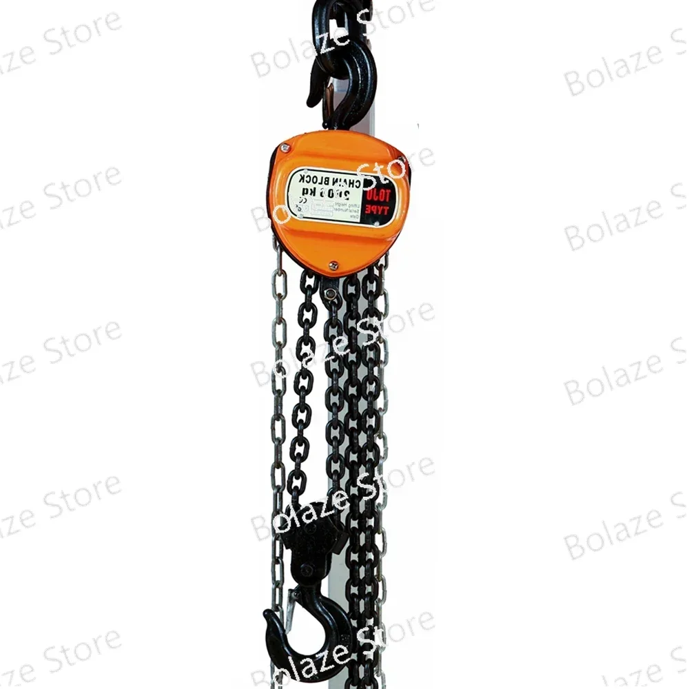 Triangular Chain Hoist 1 Ton Manual Inverted chain small crane lifting 3/6Meter Lift Portable Manual Lever Block Lifting