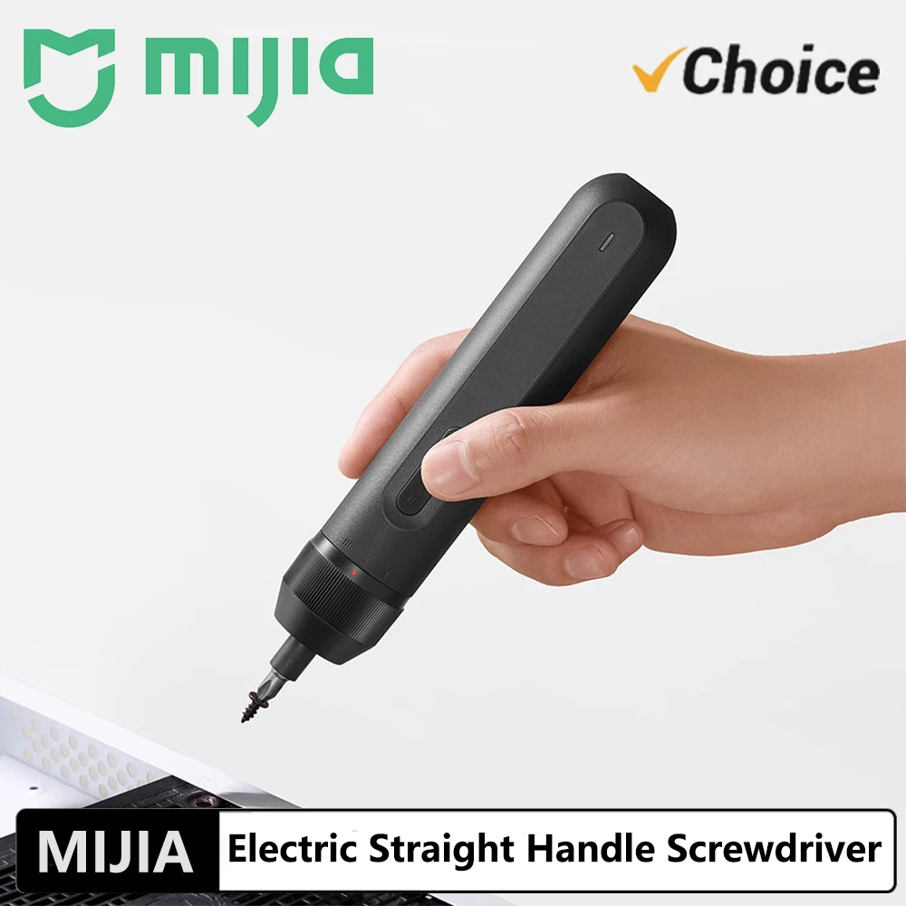 new-mijia-electric-straight-handle-screwdriver-4n·m-max-torque-2000mah-rechargeable-battery-led-lighting-18pcs-magnetic-bits-cn