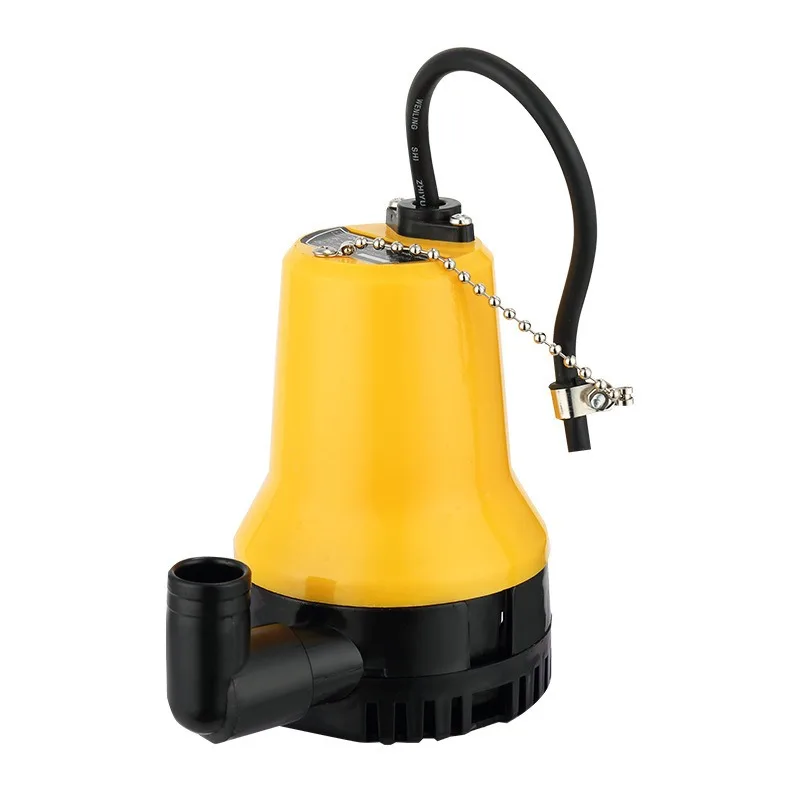 Foreign Trade DC12v24v DC Submersible Pump Small Yellow Pump Fish Tank  Household Miniature Cabin Drainage Pump