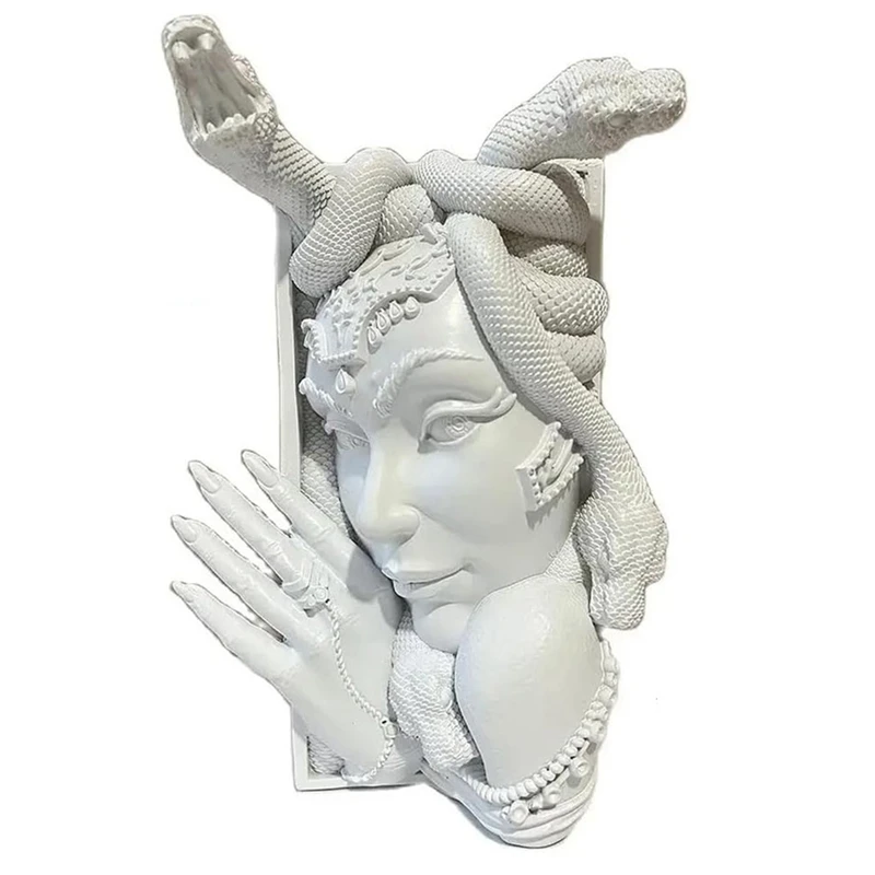 

Декоративные подставки для книг, уникальные наконечники для книг со змеиным лицом для женщин, прочная стопор для книг для домашнего офиса, винтажный декор для полки-A97Q