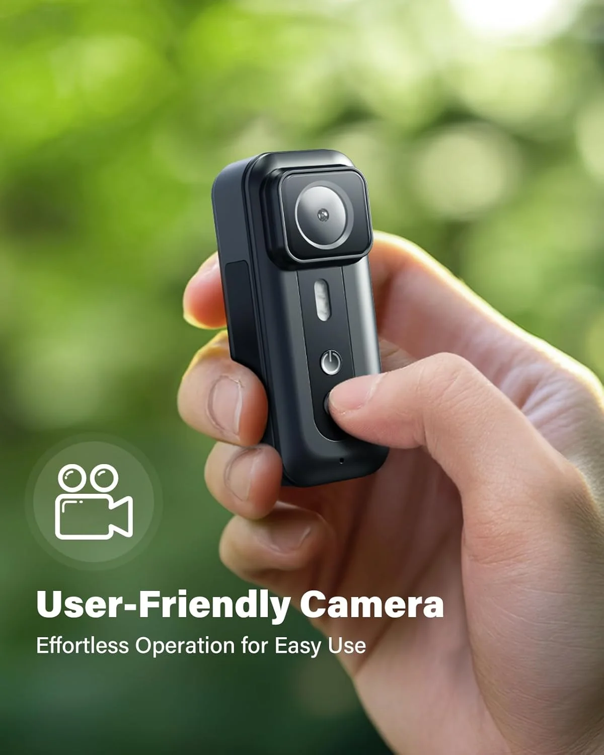 1080P Body Camera, 150mins Video Recording with WiFi Function, Small and Compact, Comes with Helmet Mount, Helping Your Cycling