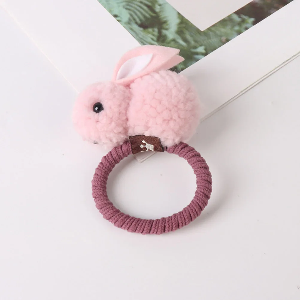 

Cute Cartoon Hair Accessories Set for Kids 8pcs Elastic Hair Ties Ponytail Holders Hairpins Fun and Stylish for Parties