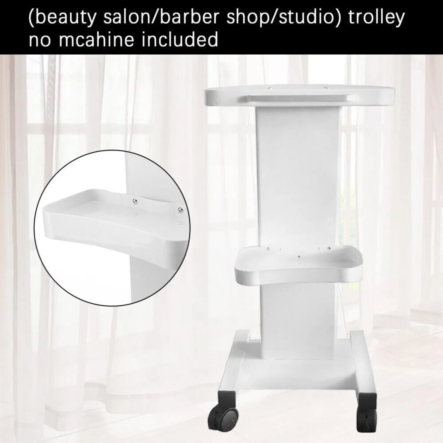 Beauty Salon Trolley Beauty Instrument Holder Multi-function Trolley with Wheel Tool Spa Accessories Mobile Service