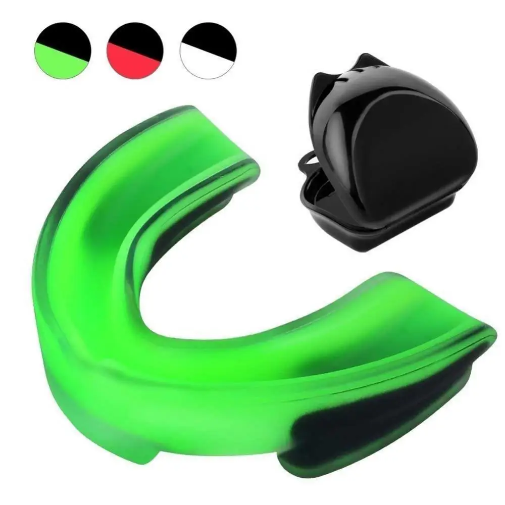 ป้องกันฟันป้องกันฟันสวมใส่สําหรับ Boxing Mouth Guard Mouthguard BRACE มวยกีฬาคาราเต้เทควันโด