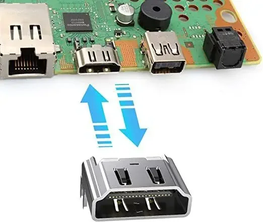 5 шт. порт HDMI для консоли PS4, замена разъема для консоли PS4